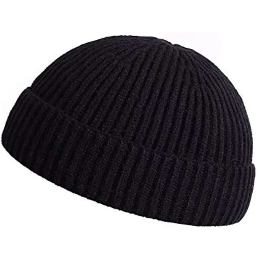 Black Fisherman Beanie
